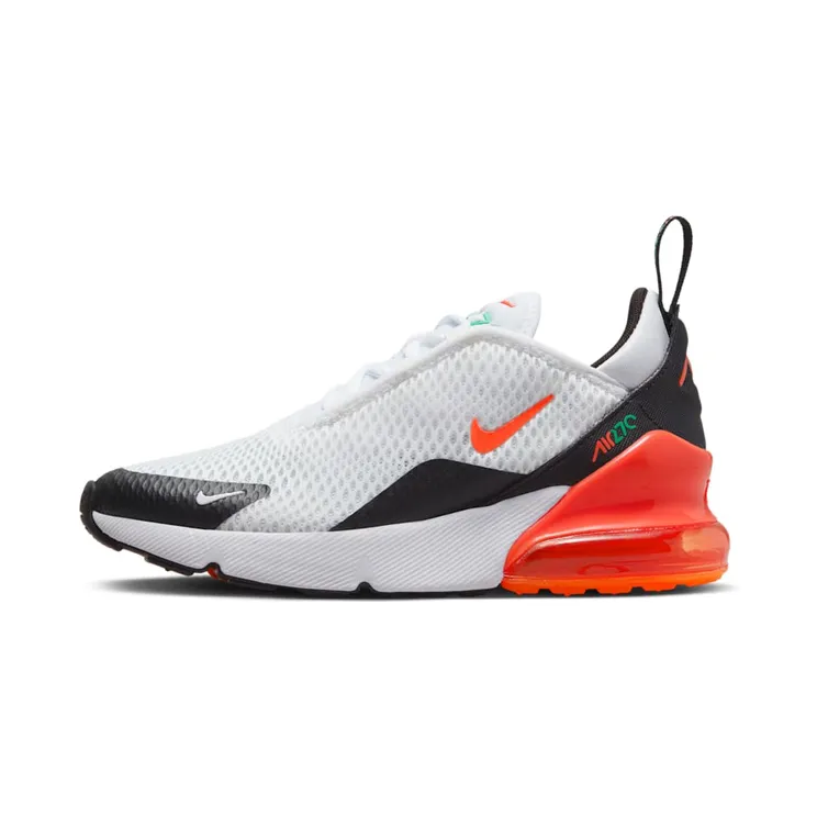 Nike Air Max 270 “White / Stadium Green / Black / Turf Orange” (AO2372-107)