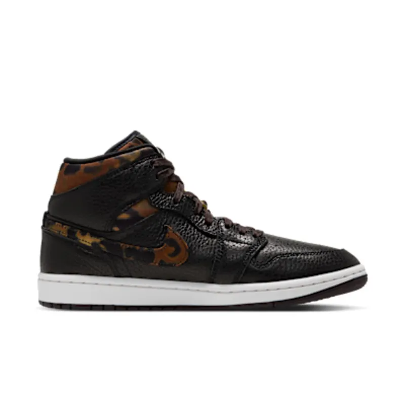 Air Jordan 1 Mid ‘Velvet Brown Leopard’ (IQ5161-001): dierenprint op precies de juiste plekken (3)