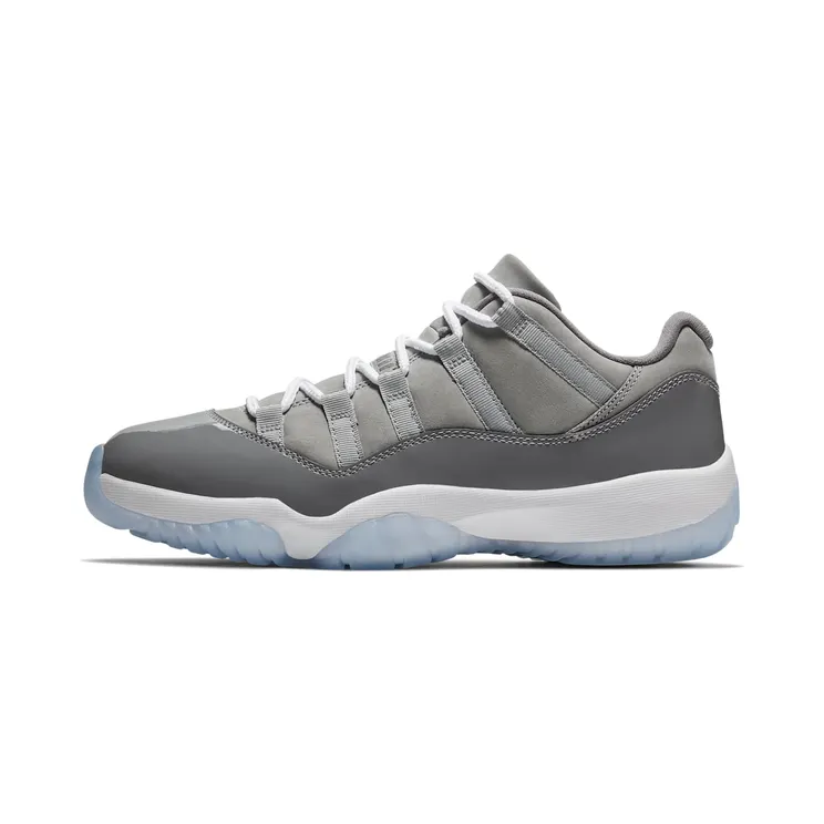 Air Jordan 11 Retro Low Cool “Medium Grey / Gunsmoke / White” (528895-003)