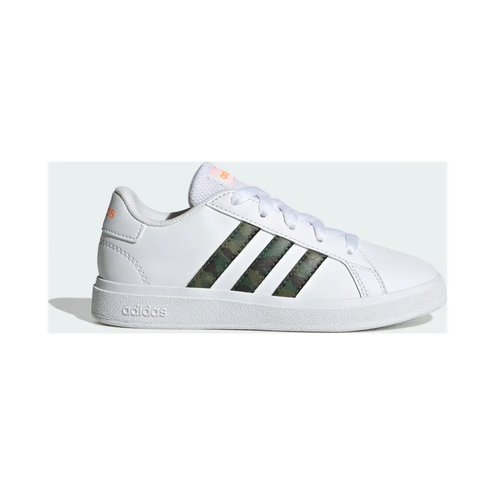adidas Grand Court Lifestyle Tennis Shoes Cloud White / Cloud White / Screaming Orange (IF2884)