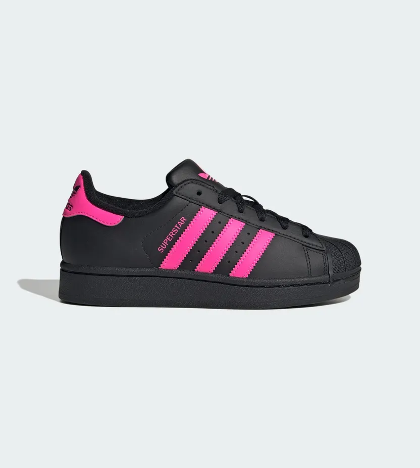 adidas Superstar II Core Black Lucid Pink (JQ0284)