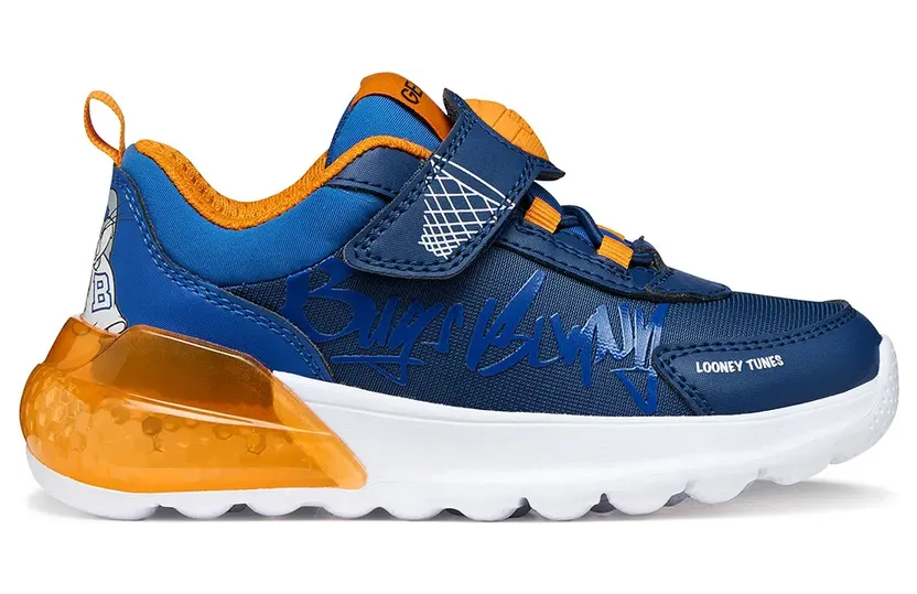 Geox sneaker Marineblauw/Oranje (J65LYA011CE-C0659)