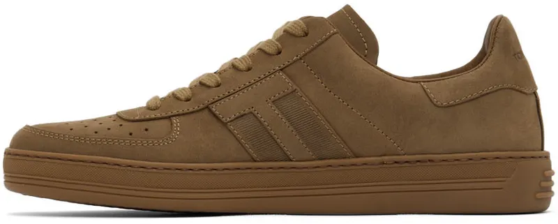 TOM FORD Khaki Suede Radcliffe Sneakers (J1232A-LCL215)