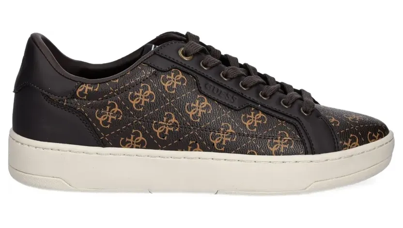 GUESS USA Sneakers mit Logo-Print – Braun (FMJVICELE12)