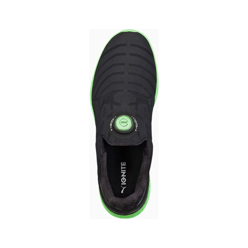 Puma Ignite Disc Black Green Gecko (188616-03)