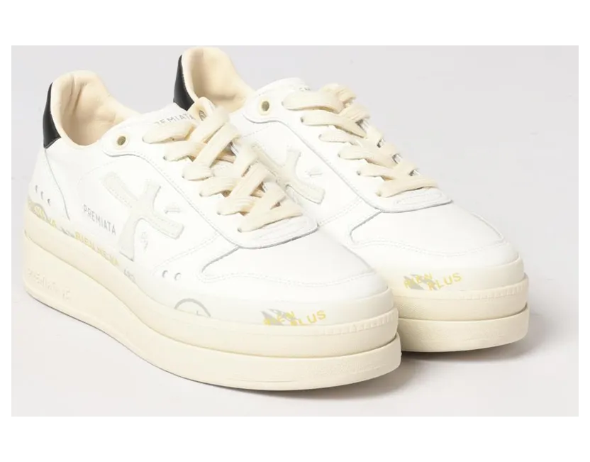 Premiata Micol Suede Sneakers White 1 (MICOL8197)