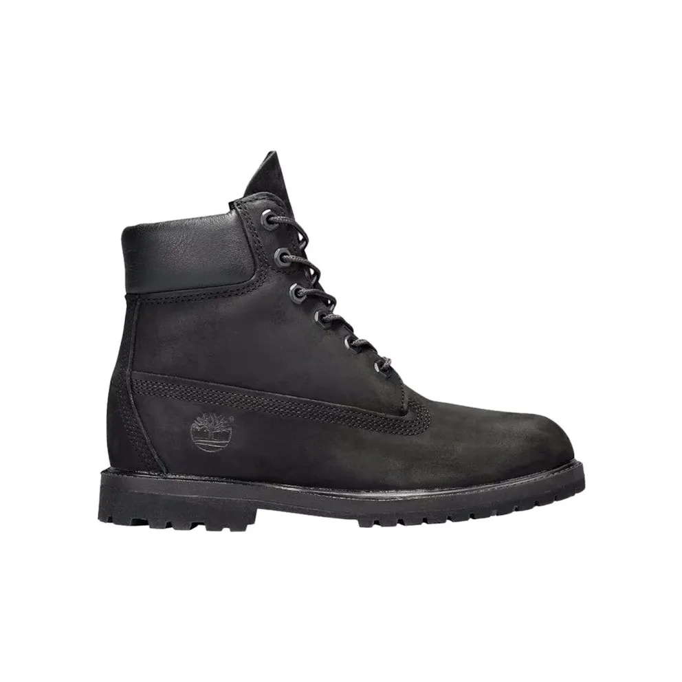 Timberland 6 Inch Premium Waterproof Boots Black Nubuck (TB08658A)