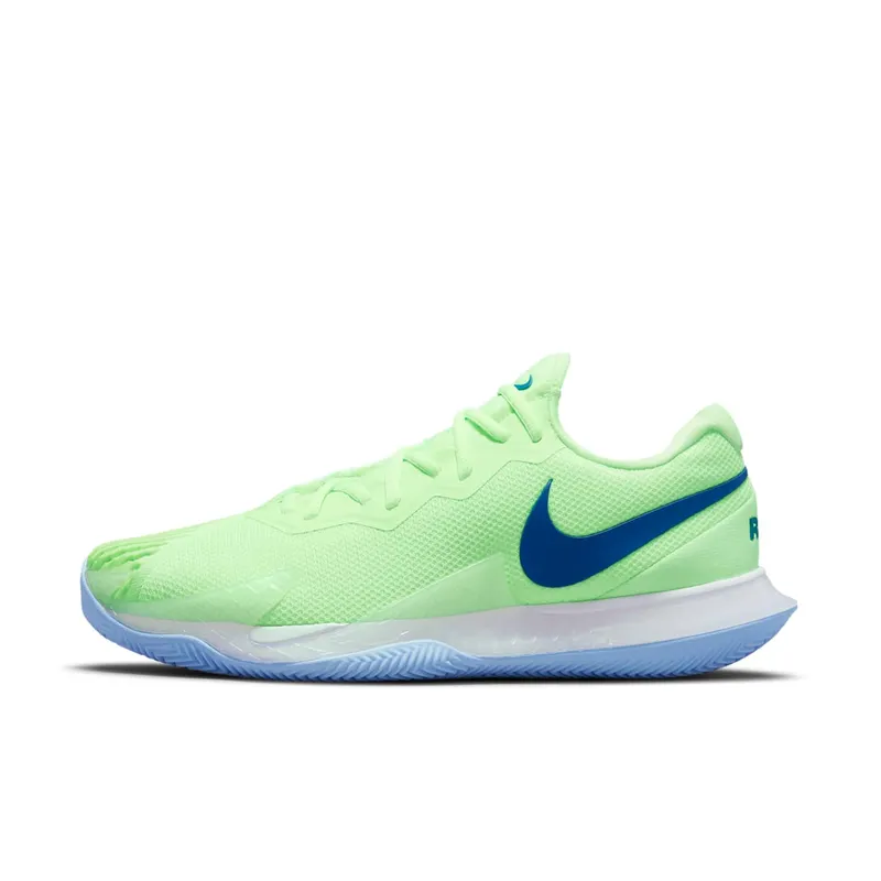 NikeCourt Air Zoom Vapor Cage 4 Rafa (gravel) Green “Lime Glow / White / Aluminium / Hyper Blue” (DM2418-333)