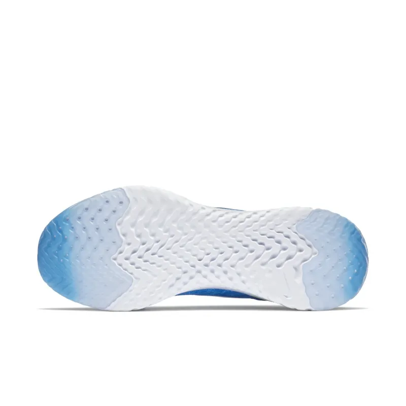 Nike Epic React Flyknit Volt Glow Blue Glow/White-Photo Blue-Volt Glow (AQ0067-401)
