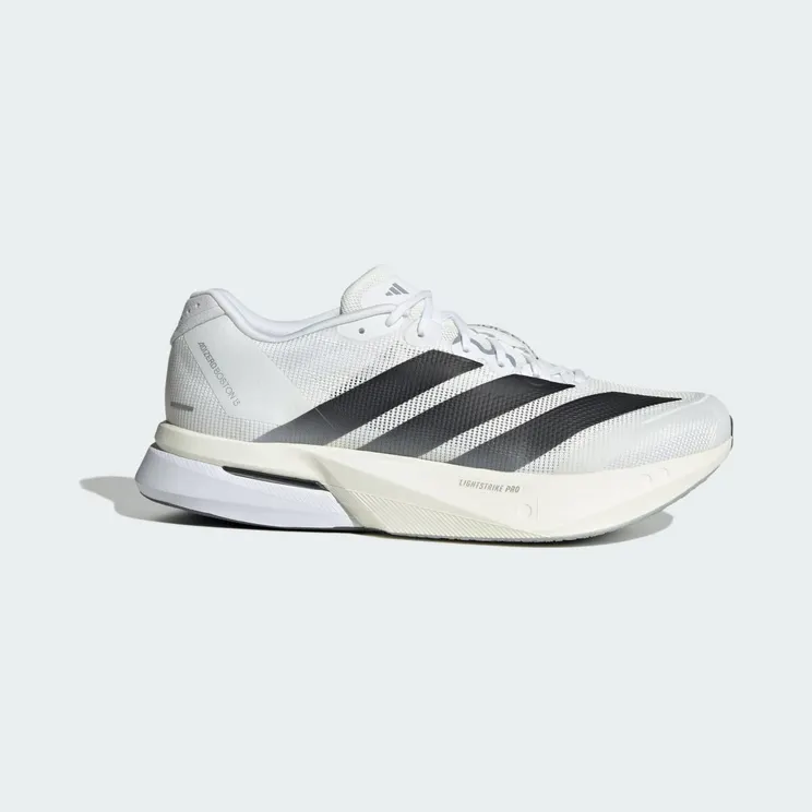 adidas Adizero Boston 13 Cloud White Core Black Dash Grey (JS4939)