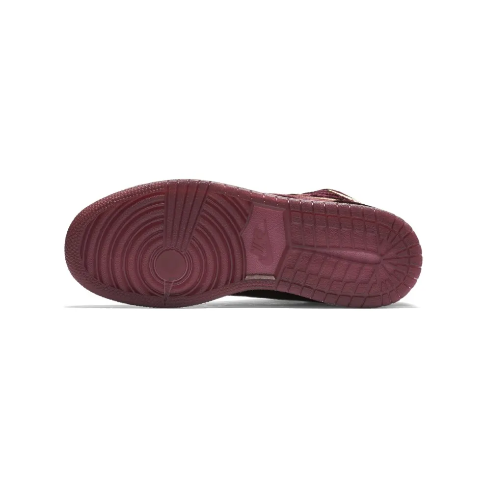 Jordan 1 Retro Heiress Night Maroon (GS) Night Maroon/Metallic Gold-White (832596-640)