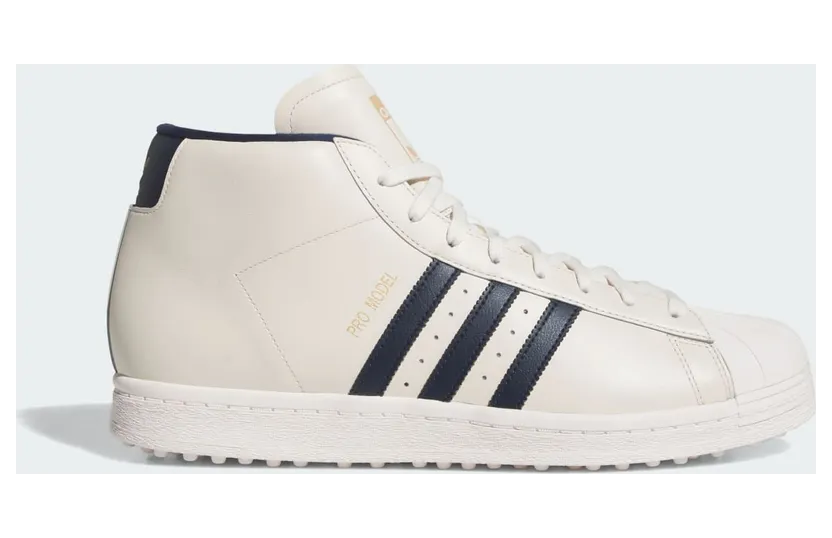 adidas Pro Model Midcut Spikeless Golf Chalk White Night Indigo (JQ7722)
