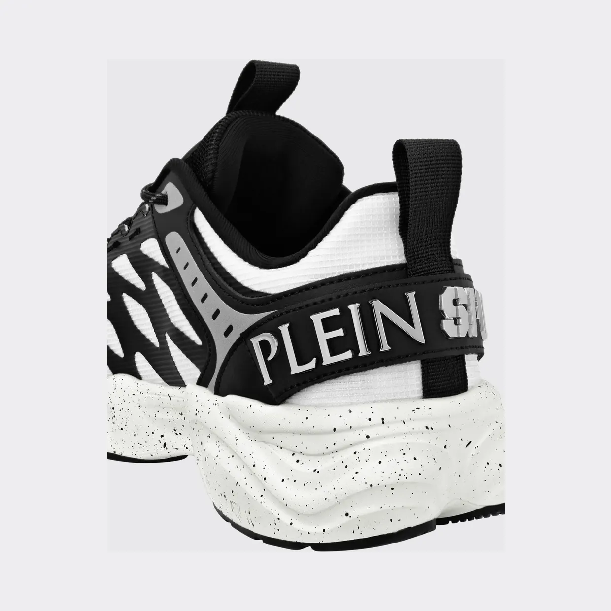 Plein Sport Venom Striker Gen. X.05 Low-Top Sneakers in Mesh with Rear Logo White 1 (SAESUSC0740STE003N0102) (3)