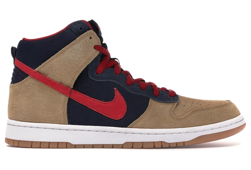 Nike Dunk High Premium SB ‘Reese Forbes’ Dark Obsidian /Varsity Red-Mpl (313171-400)