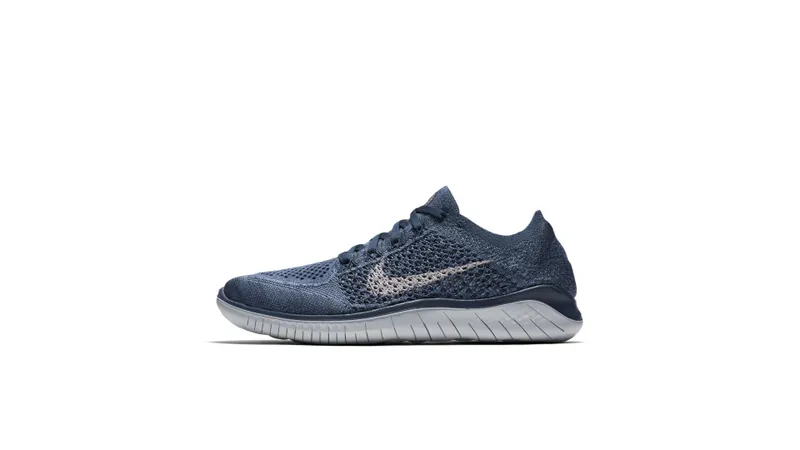 Nike  Free Rn Flyknit 2018 Squadron Blue Pure Platinum (W) Squadron Blue/Pure Platinum (942839-401)