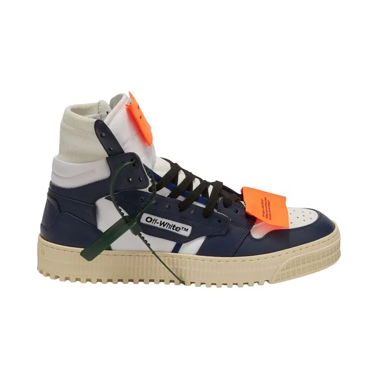 OFF-WHITE Off-Court 3.0 High White Navy Blue (FW22) (OMIA065F22LEA0010142)