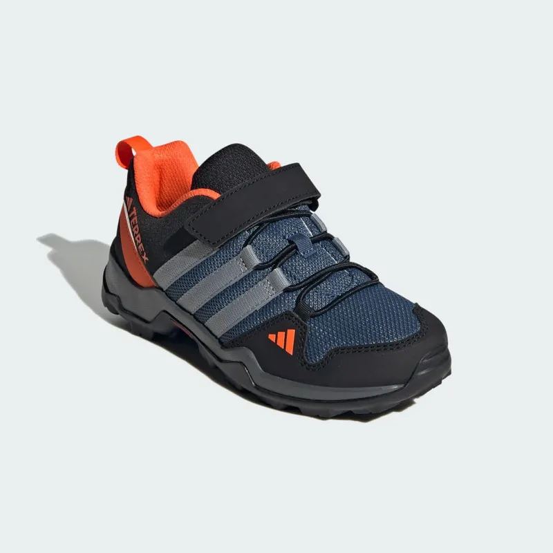 Adidas Terrex AX2R Hook-and-Loop Hiking Wonder Steel / Grey Three / Impact Orange (IF5703)