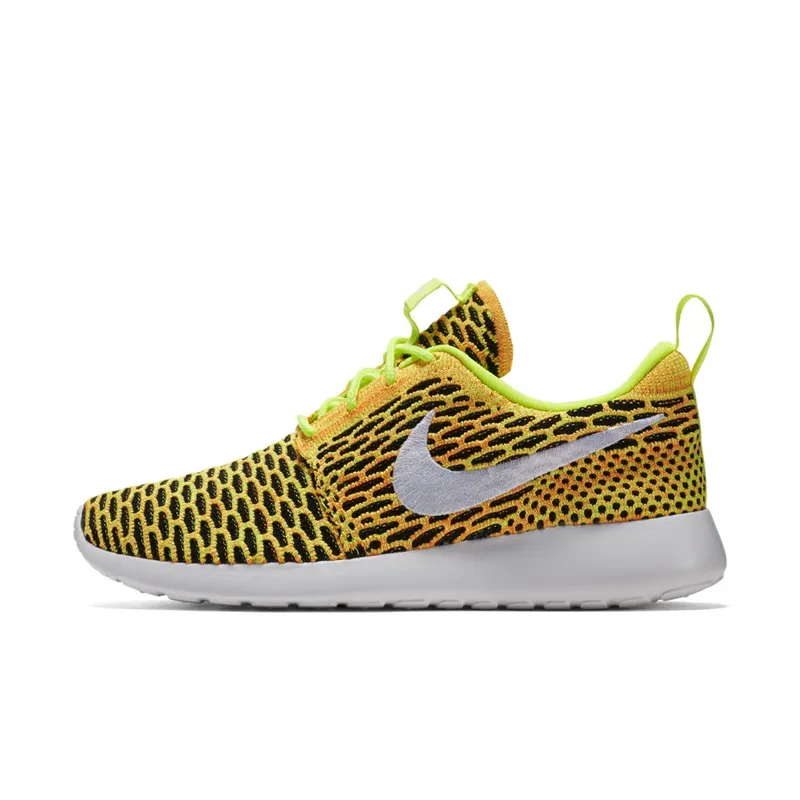 Nike Roshe One Flyknit Volt/White-Total Orange-Black (W) Volt/White-Total Orange-Black (704927-702)