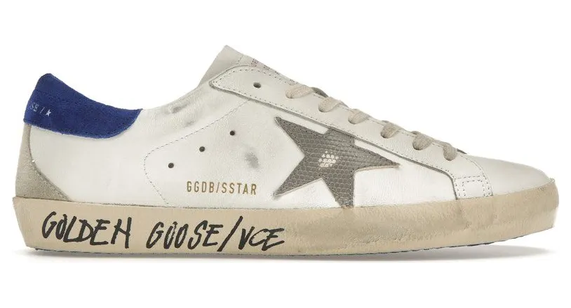 Golden Goose Super-Star White Snake Blue (GMF00102.F004797.11554)