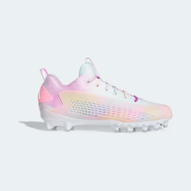 adidas Anthony Edwards 1 Low American Football Cleats “Acid Orange / Cloud White / Cloud White” (LA6911)