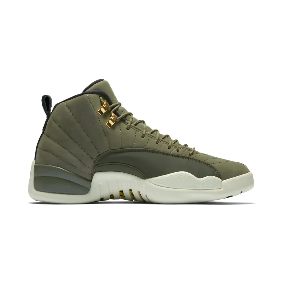 Jordan 12 Retro Chris Paul Class Of 2003 Olive Canvas/Black-Sail (130690-301)