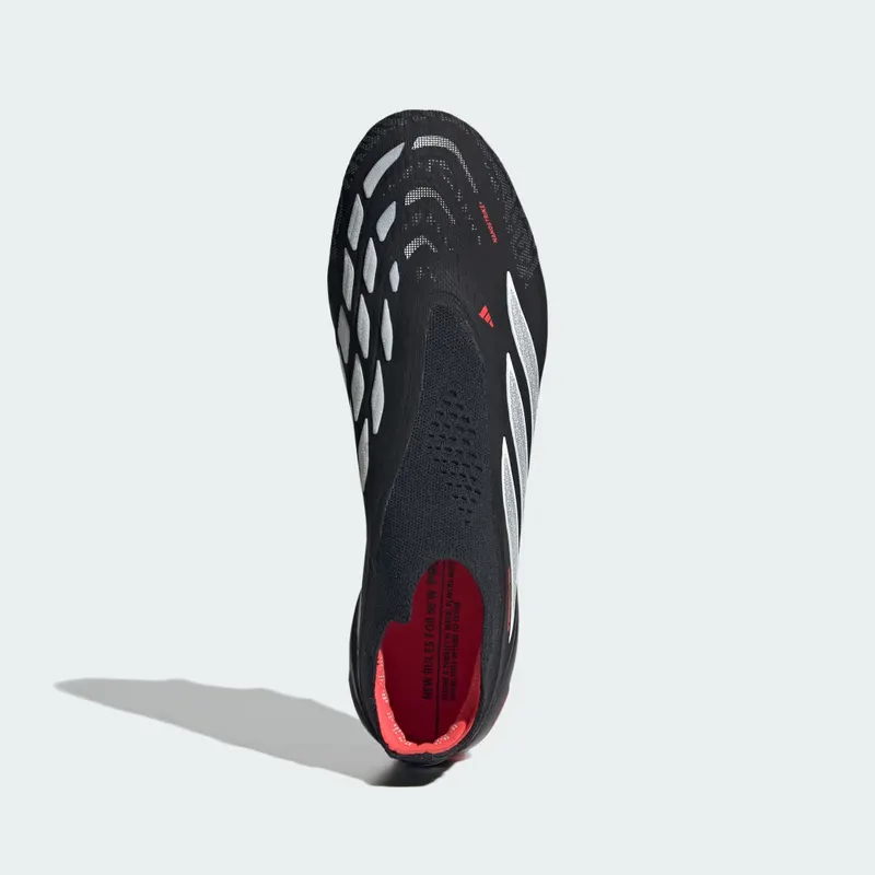 Adidas Predator Elite Laceless SG Cleats, Black (JS0397)