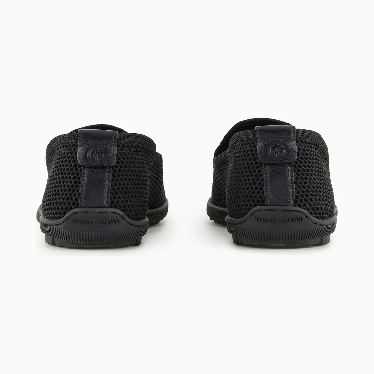 Armani Breathable Mesh Slip-On With Leather Inserts (X2X205-XR089-K001) (4)