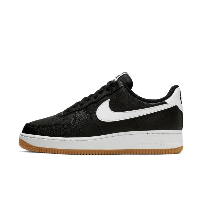 Nike Air Force 1 ’07 Black White Gum Black/White-Wolf Grey-Gum (CI0057-002)
