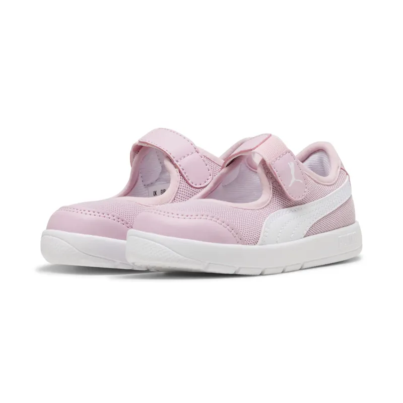 Puma Courtflex v3 Lina V “Rose Mauve / Puma White” (400579_02)