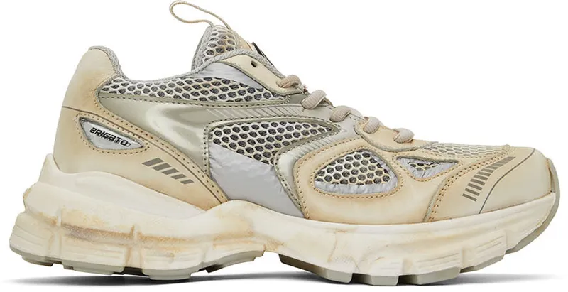 Axel Arigato SSENSE Exclusive Grey & Off-White Marathon Runner (33113)