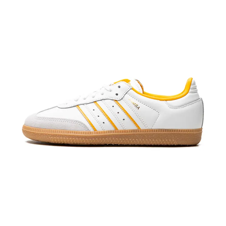 Adidas Samba OG GS “Cloud White Crystal White Crew Yellow” (IH5582)