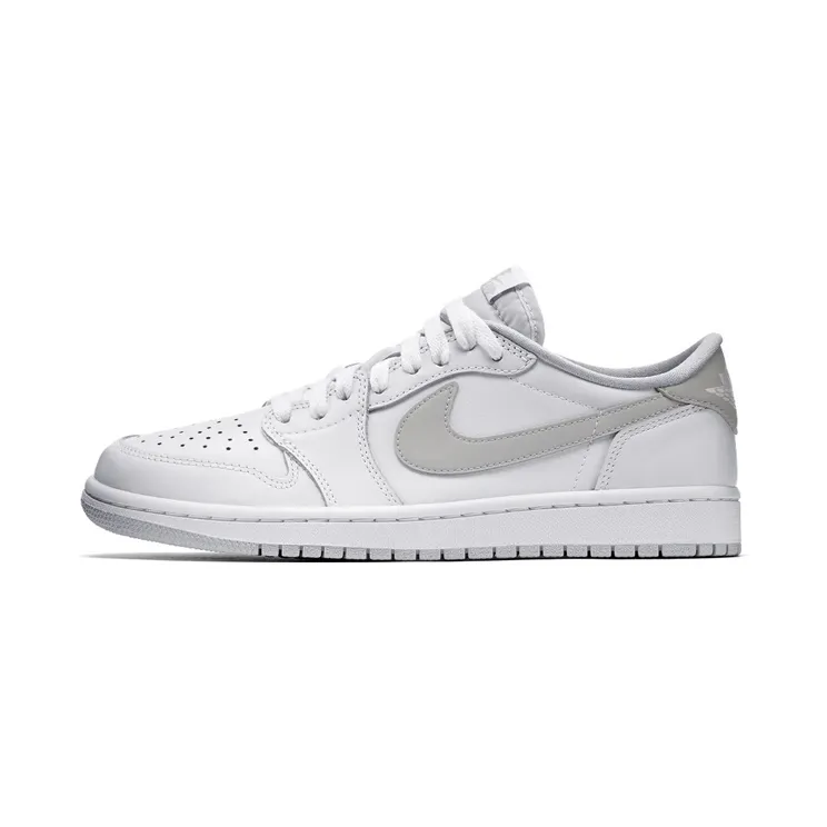 Air Jordan 1 Retro Low OG ‘White Neutral Grey’ White/NEUTRAL GREY (705329-100)