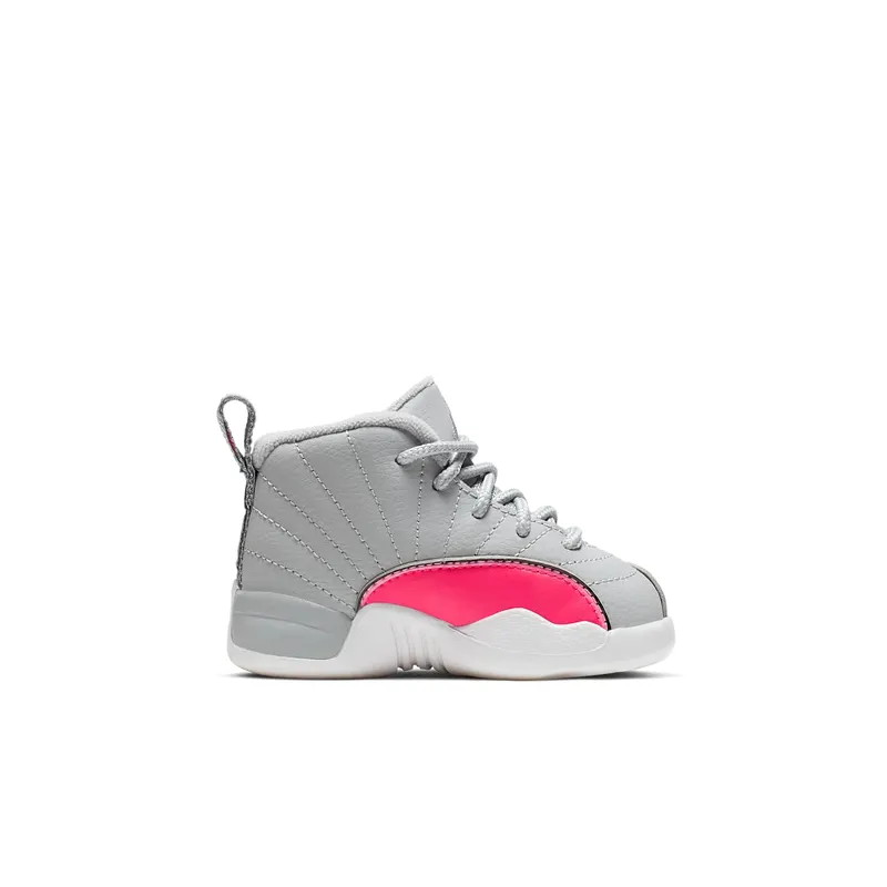 Jordan 12 Retro Wolf Grey Racer Pink (TD) Wolf Grey/Racer Pink-Black (819666-060)