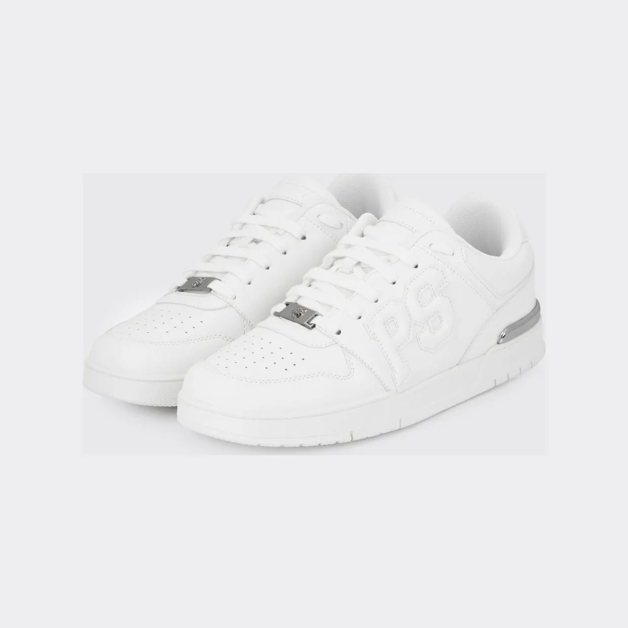 Plein Sport Leather Sneakers White (SAESUSC0737STE003N01)