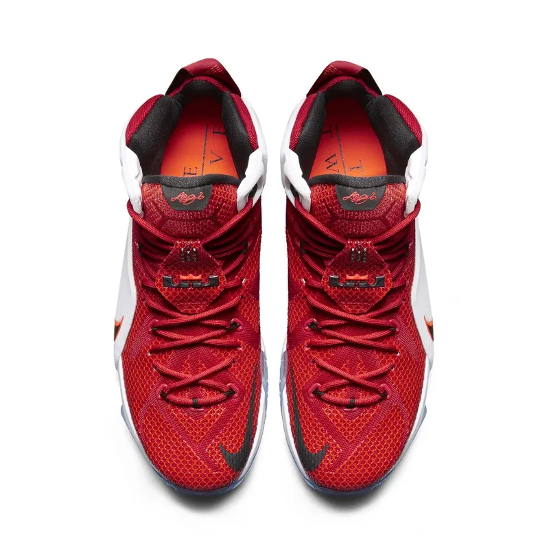 Nike LeBron 12 Heart of a Lion Red/White-Crimson-Black (684593-601)