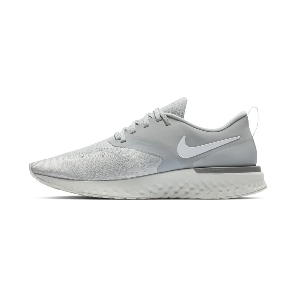 Nike Odyssey React 2 Flyknit Wolf Grey White Wolf Grey/White-Pure Platinum-Light Armory Blue (AH1015-001)