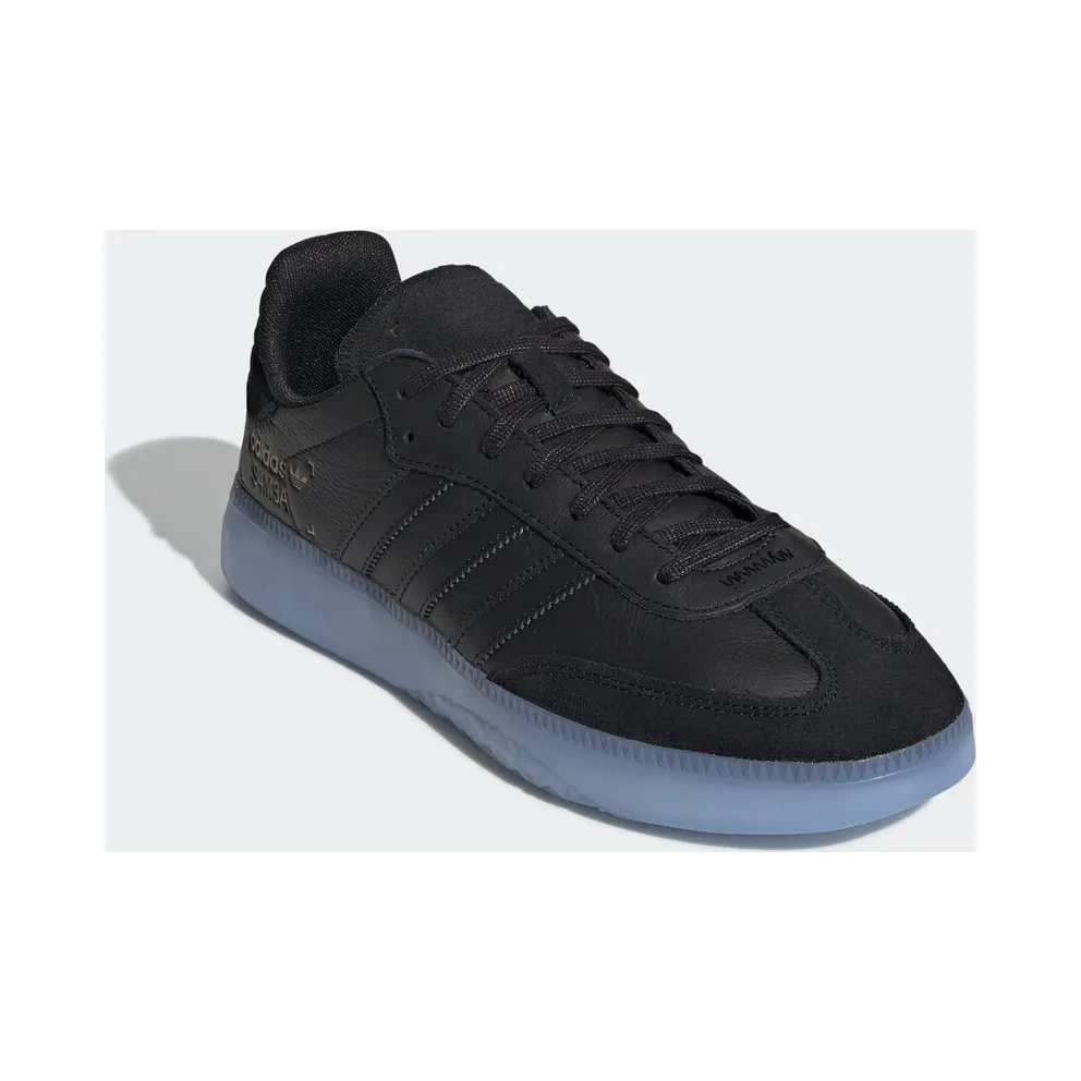 adidas Samba RM Core Black Core Black/Shock Cyan/Gold Metallic (BD7476)
