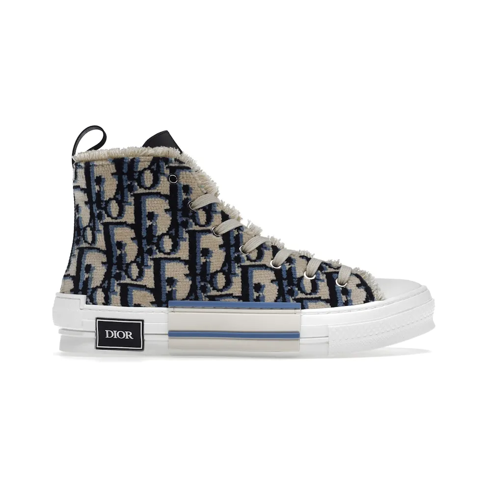 Dior B23 High Beige Black Navy Tapestry (3SH129ZGT_H561)