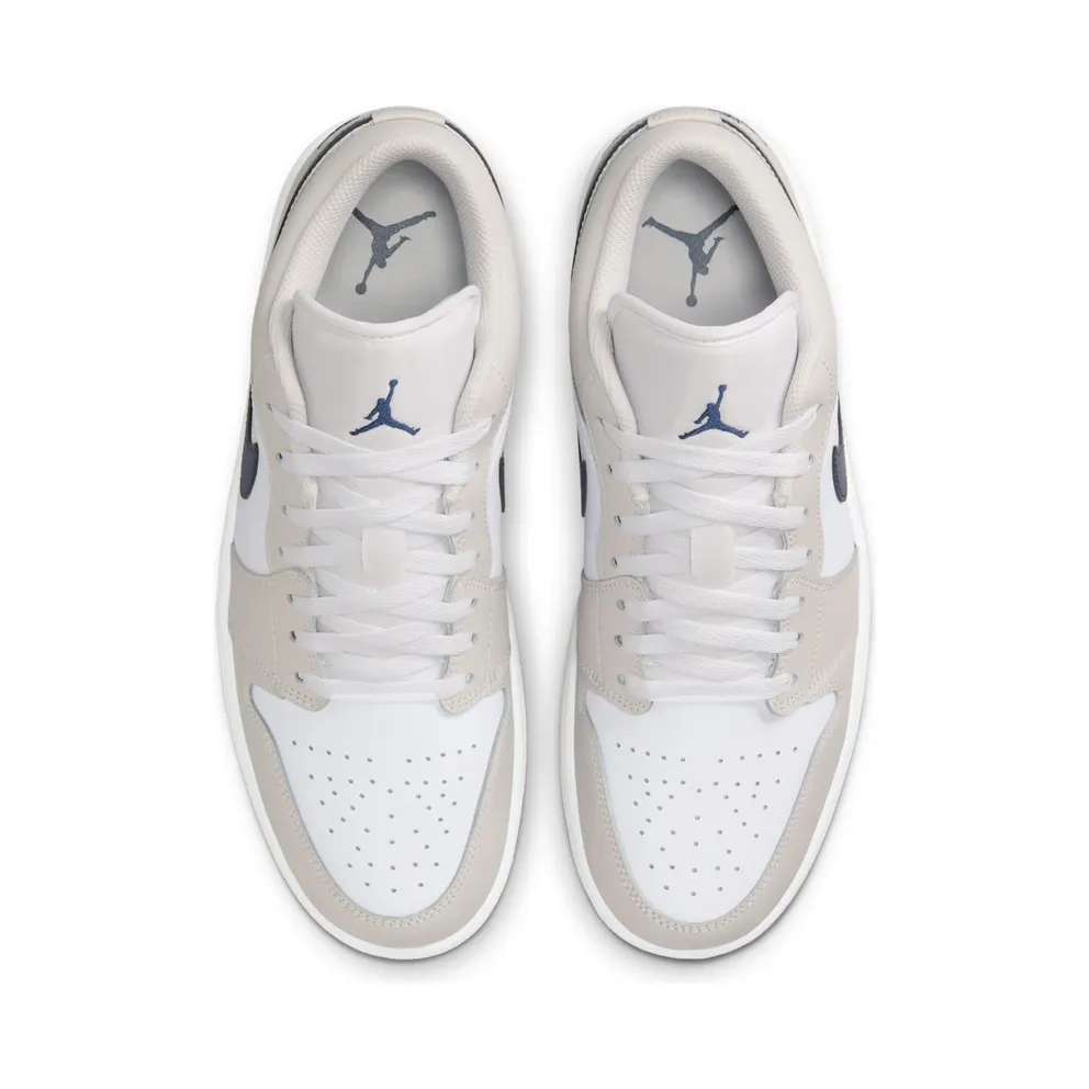 Jordan 1 Low “Midnight Navy Neutral Grey” (553558-146)