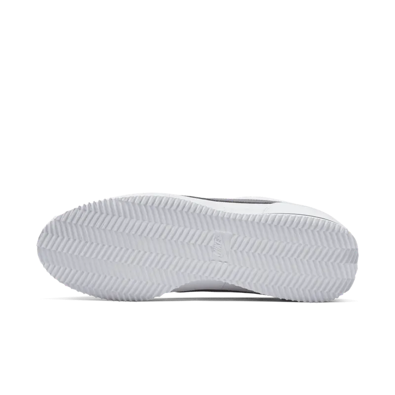 Nike  Cortez Basic Leather White Black (2017) White/Metallic Silver-Black (819719-100)