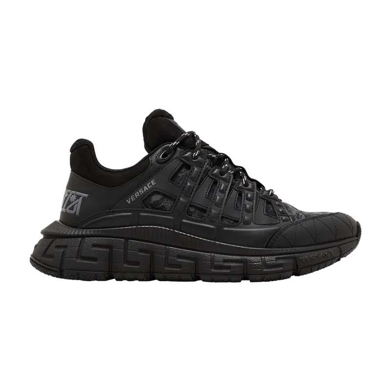 Versace Trigreca sneaker in pelle e jacquard (DSU8094-1A09769_2B580)