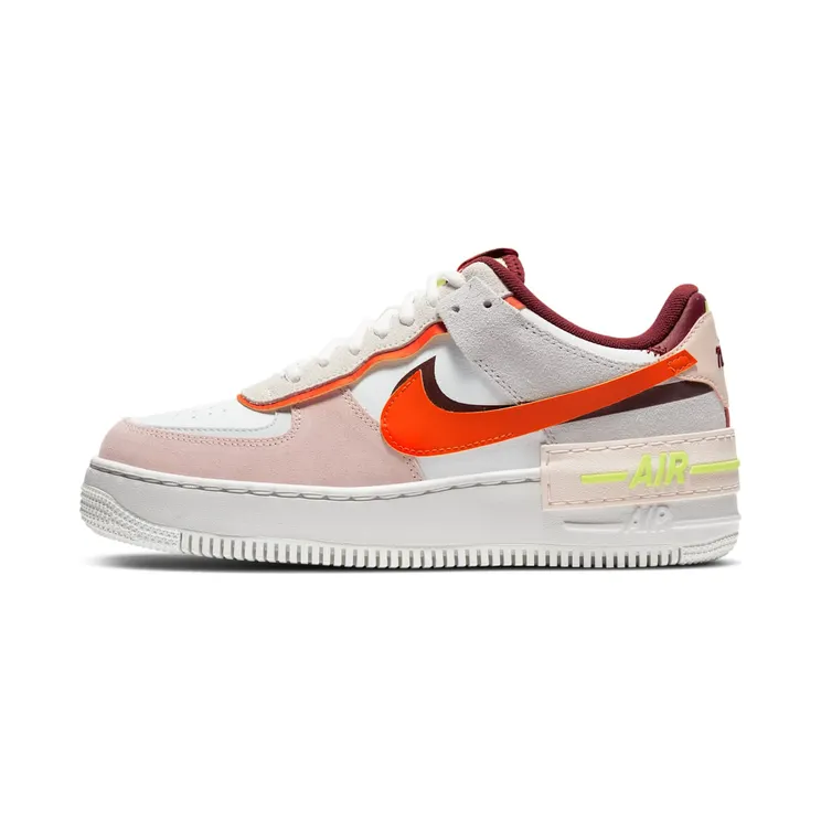 Nike Air Force 1 Shadow “Team Red / Orange Pearl / Volt / Orange” (CU8591-600)