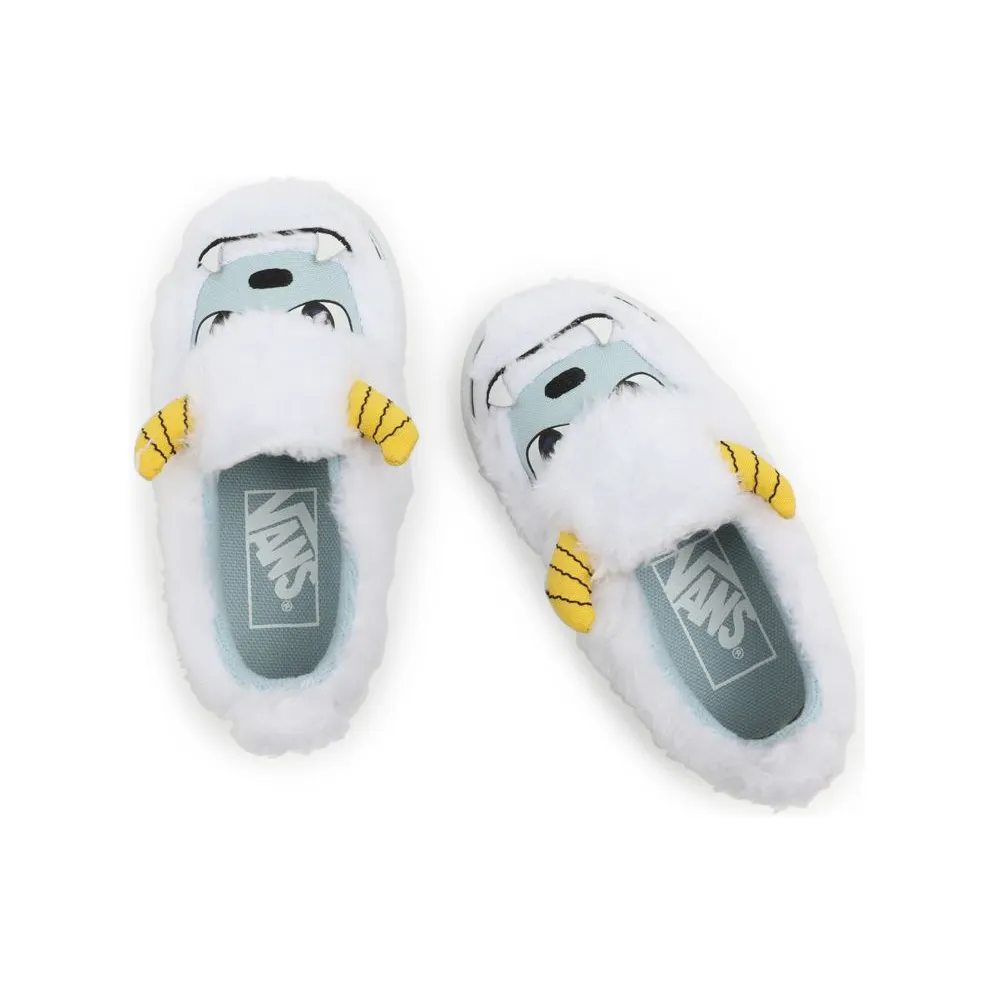 VANS Slip-on Yeti Velcro Toddler Shoes White (VN0A5KXO8CG)