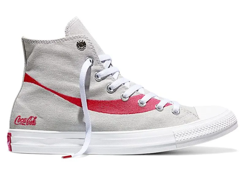 Converse Chuck Taylor All Star Hi Coca-Cola Silver (A18436C)