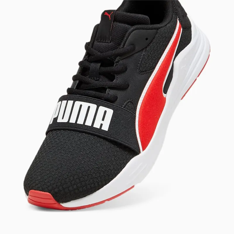 Puma Wired Run Black / For All Time Red / White (389275-14)