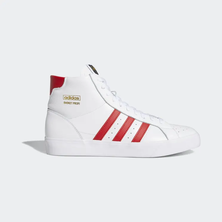 Adidas Basket Profi ‘White Scarlet’ Cloud White/Scarlet/Gold Metallic (FW3107)