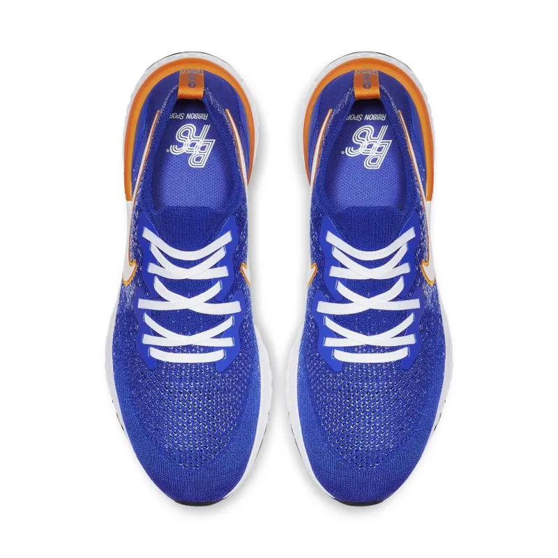Nike Epic React Flyknit 2 Racer Blue Racer Blue Black Orange Peel White (CJ5228-400)