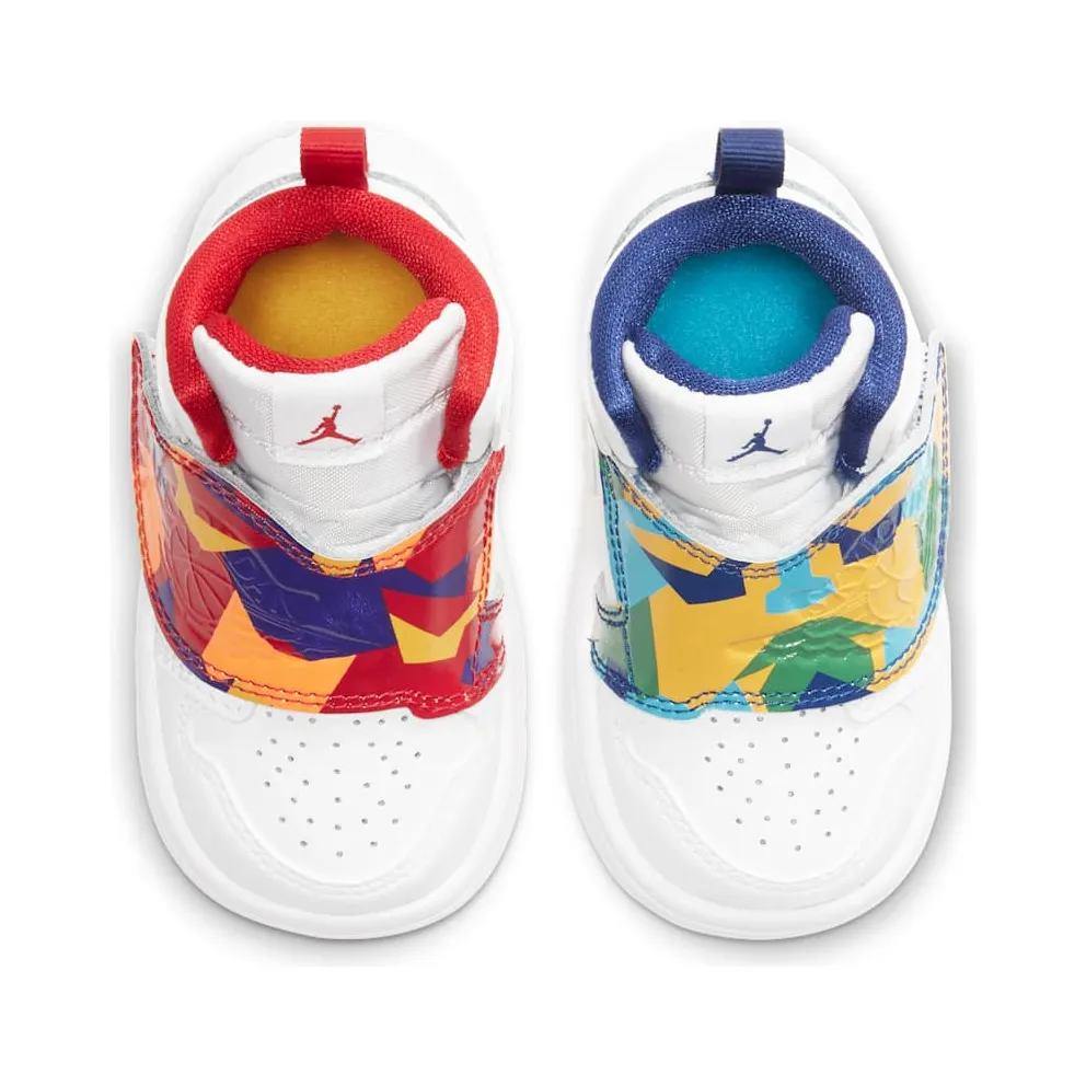 Jordan Sky 1 White Multi (TD) White/Total Orange-University Gold-Court Purple (BQ7196-100)