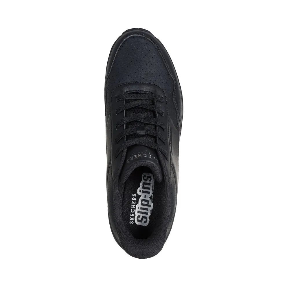 Skechers Slip-ins: UNO – Banksia Luxe Sneaker Black