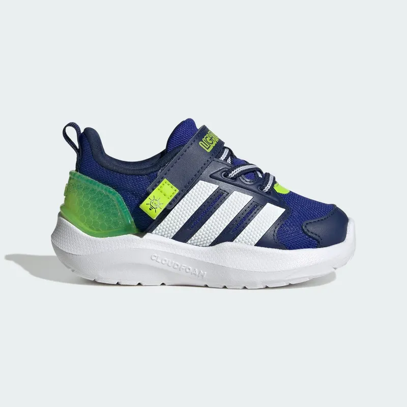 Adidas LIGHTORAMA Shoes INFANTS Lucid Blue / Cloud White / Solar Slime (JQ4161)